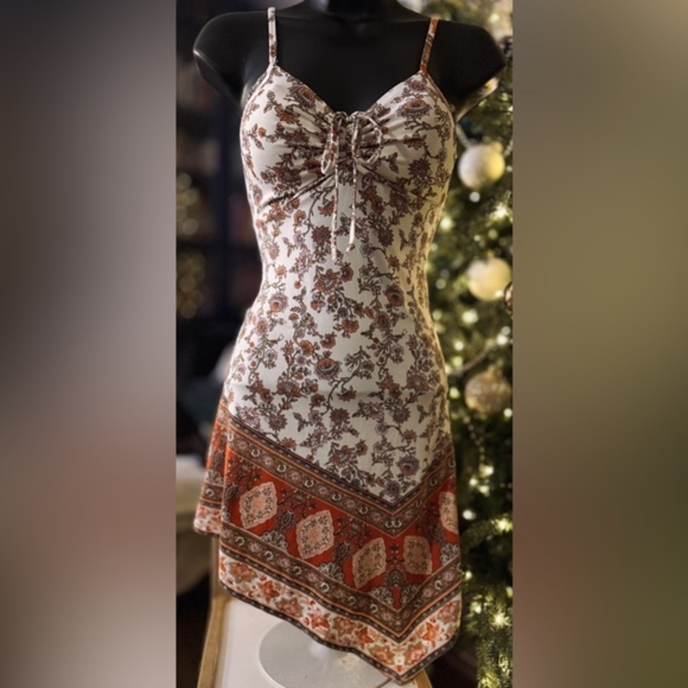 No Boundaries Floral Print Dress